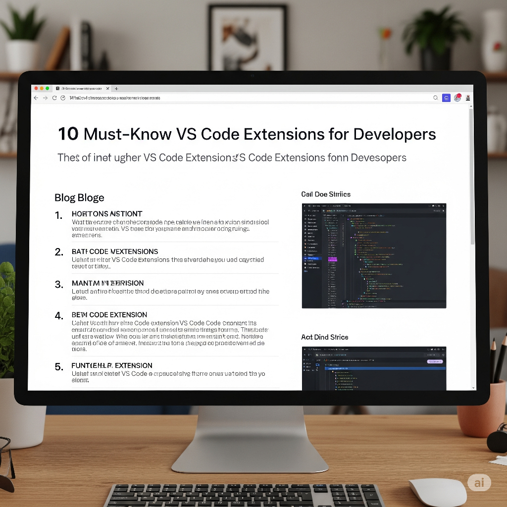10 Must-Know VS Code Extensions for Developers